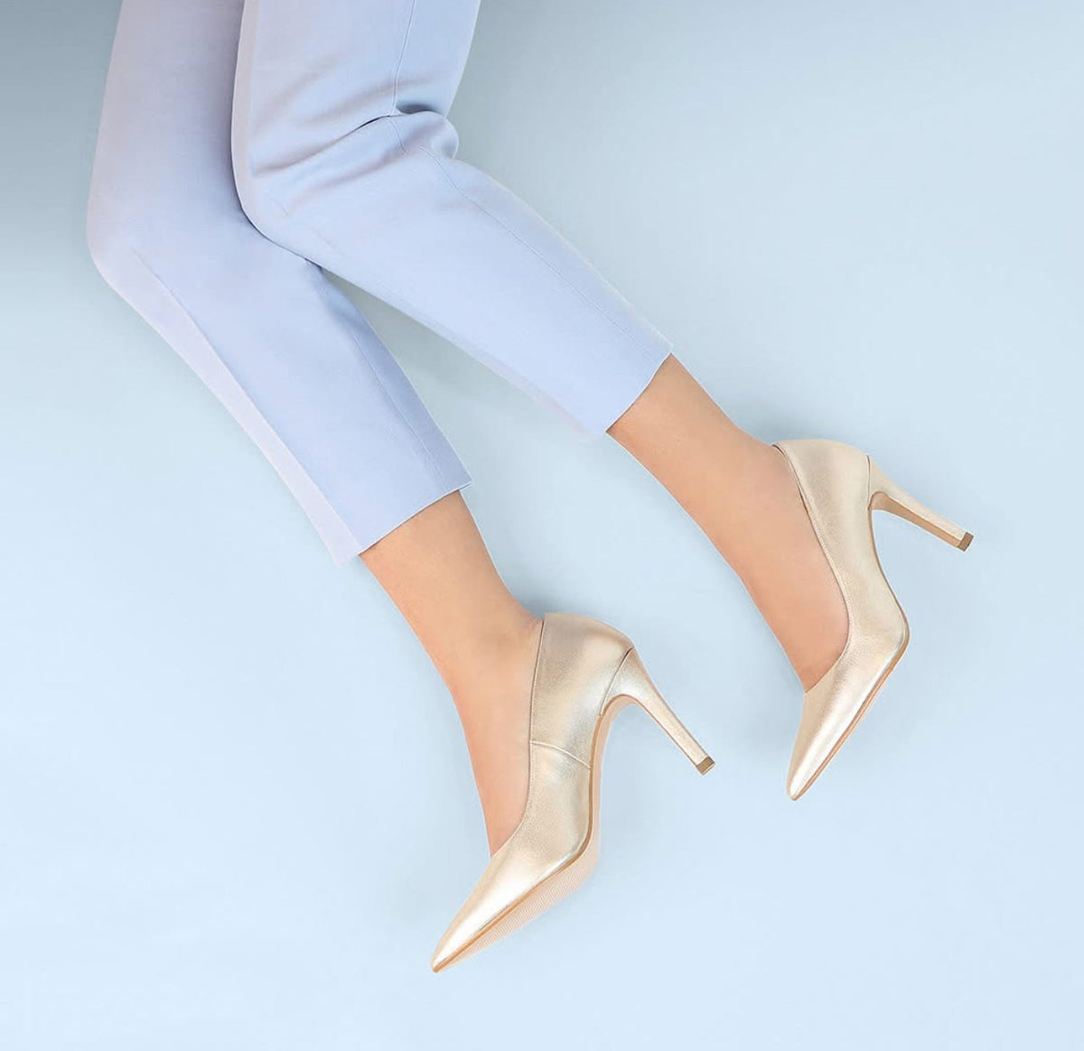 Lodi - Rabot Gold Leather Court Shoe