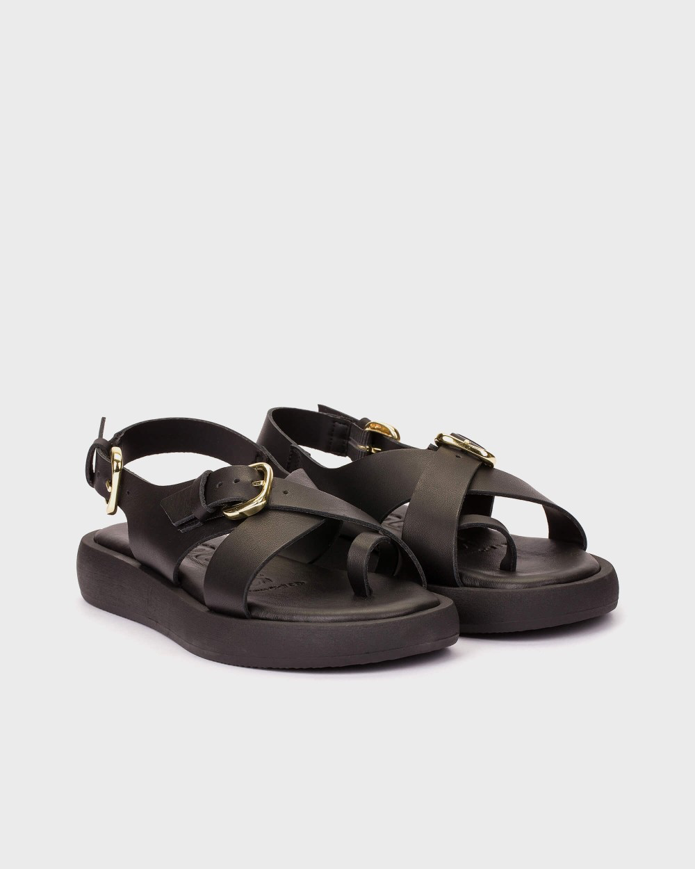 Wonders - AB-1332 Black Sandal