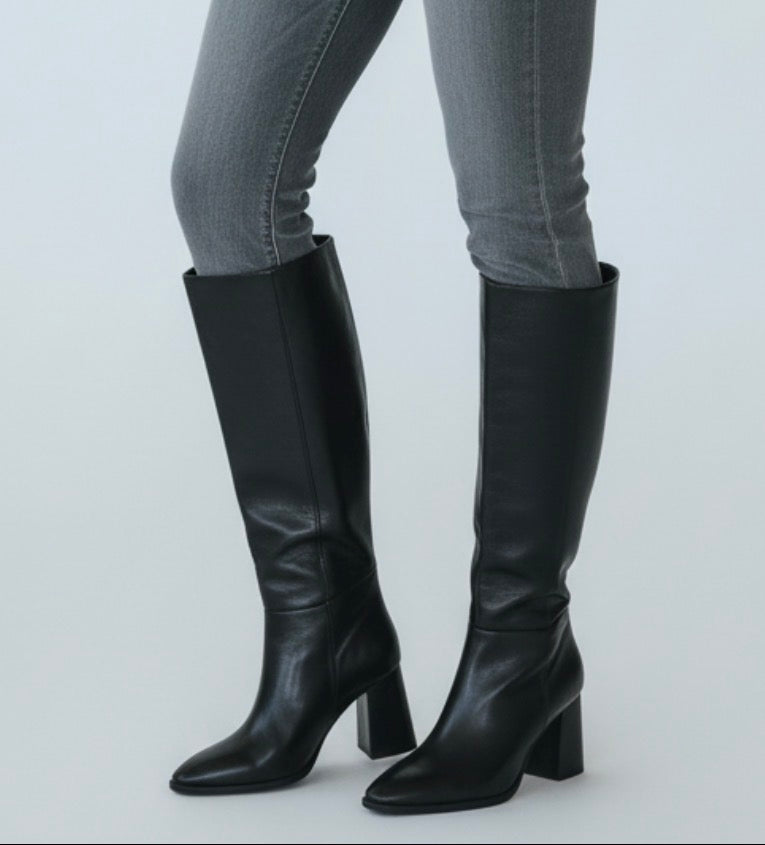 Lodi - Peyton Black Knee High Boot