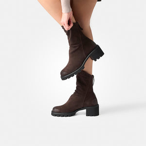 Paul Green - 8291 Brown Suede Ankle Boot