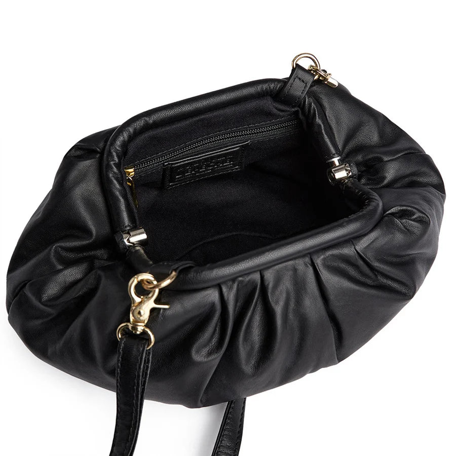 Depeche - 17314 Black Leather Clutch