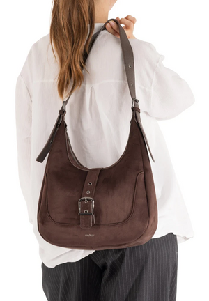 Rieker - H1024-25 Chocolate Brown Shoulder Bag