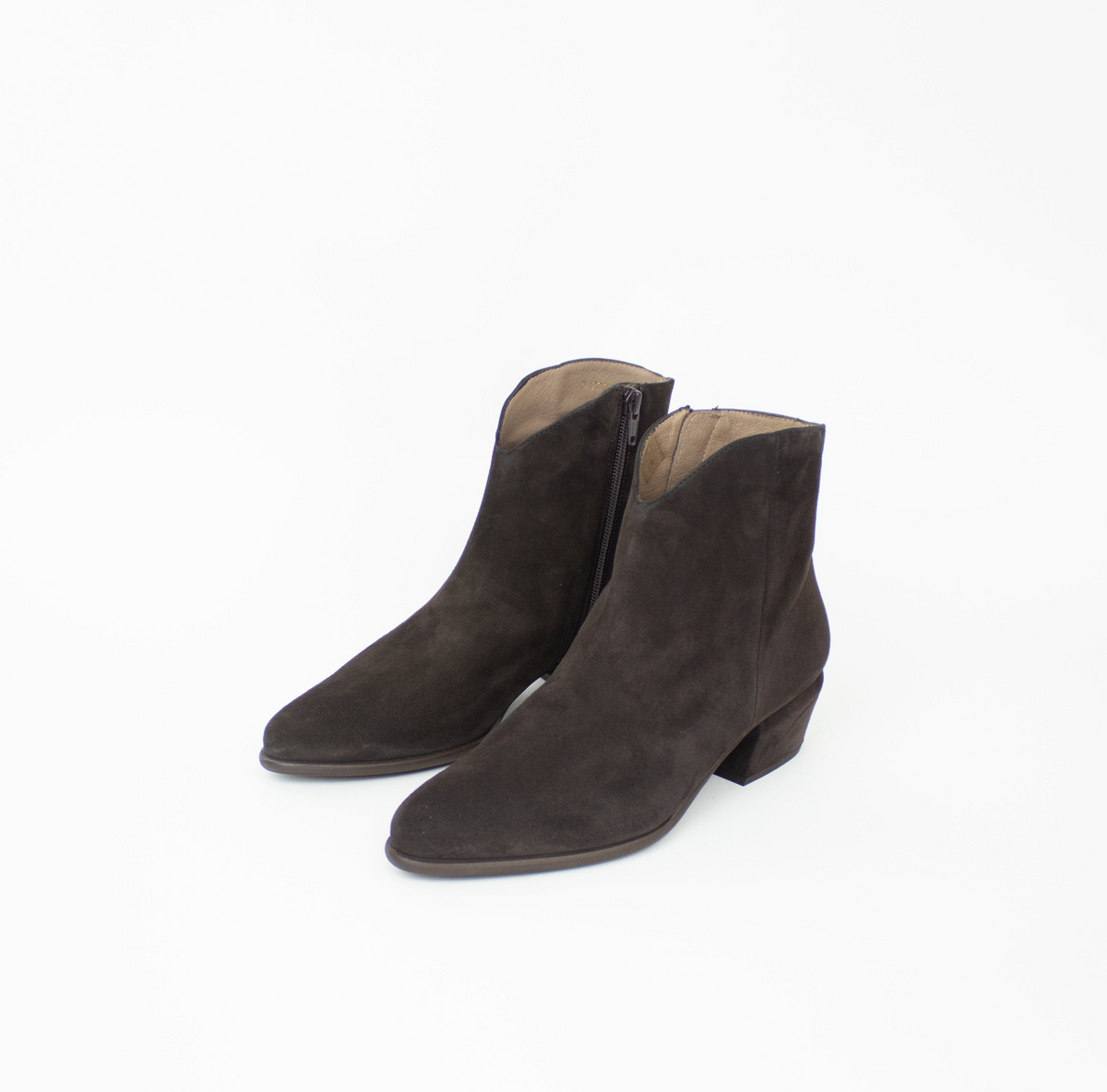 Wonders - D-2001 Brown Suede Ankle Boot