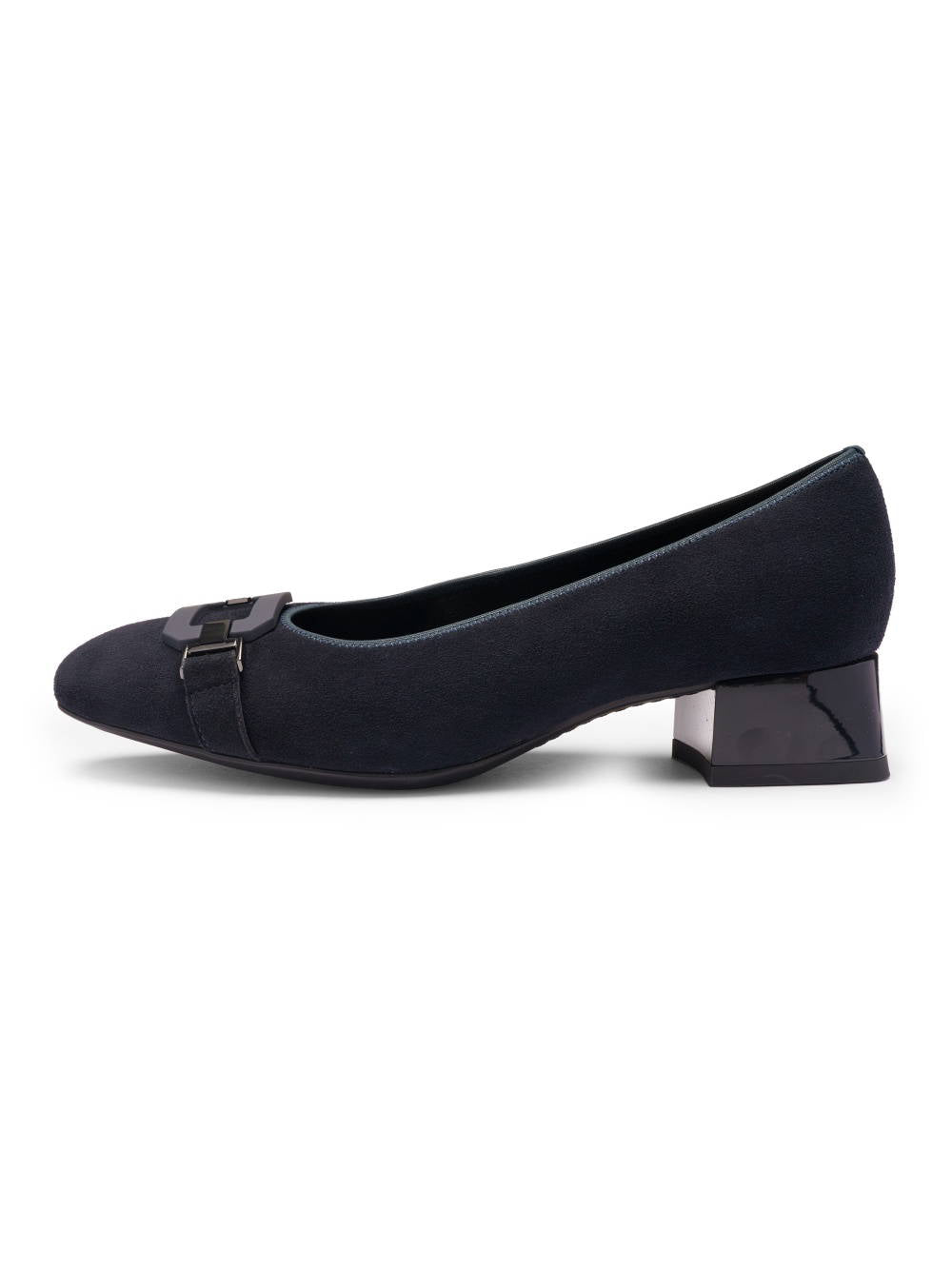 Ara - 20430 Navy Suede Court Shoe