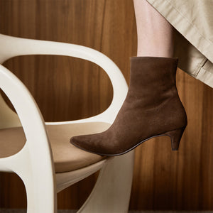 Paul Green - 8288 Brown Kitten Heel Boot