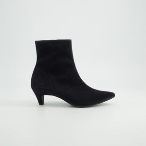 Paul Green - 8288 Navy Kitten Heel Ankle Boot