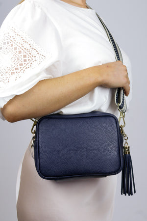 Elie Beaumont - London Navy Crossbody Bag