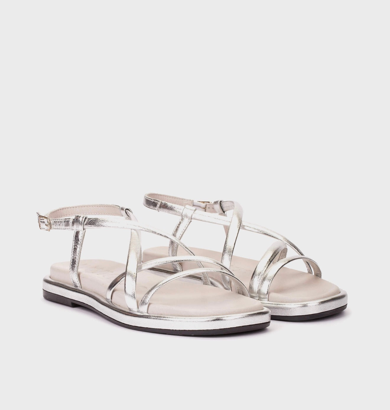 Wonders - AT-1051 Silver Sandal
