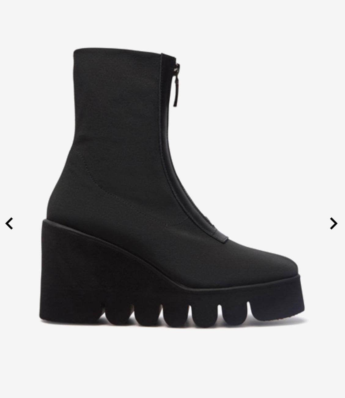 Carl Scarpa - Enrica Black Zip Sock Boot