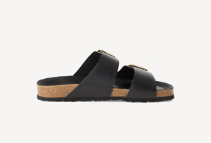 Tamaris - 27543 Black/Leopard Mule