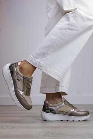 G Comfort - S-2731 Metallic Waterproof Trainer