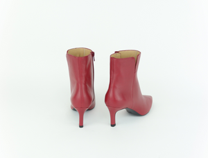 Unisa - Loroya Red Kitten Heel Boot