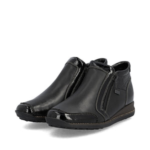 Rieker - 44278 Black Tex Ankle Boot