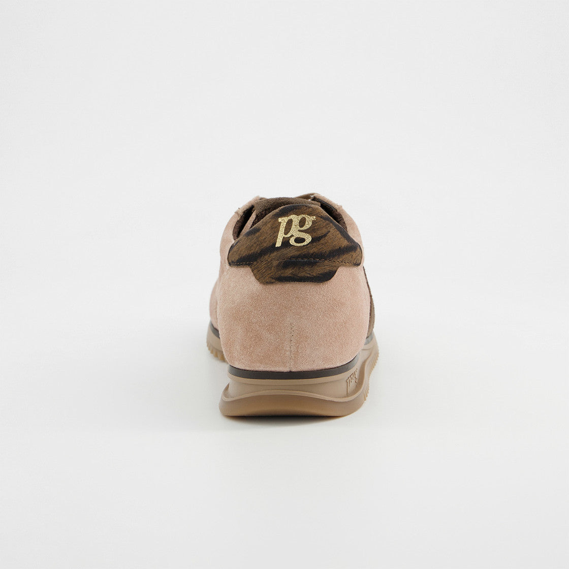 Paul Green - 5453 Blush/Brown Slip On Trainer