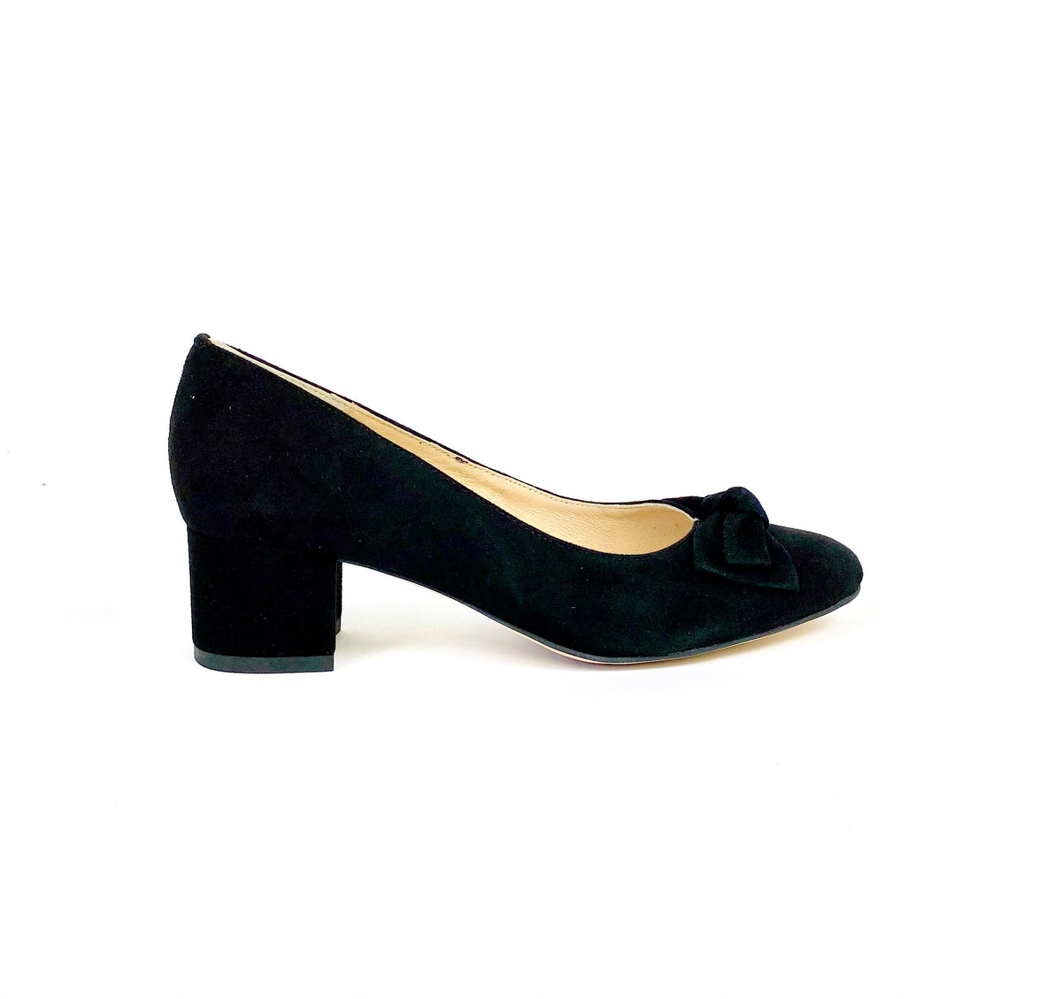 Rachels - Z7705 Black Bow Court Shoe