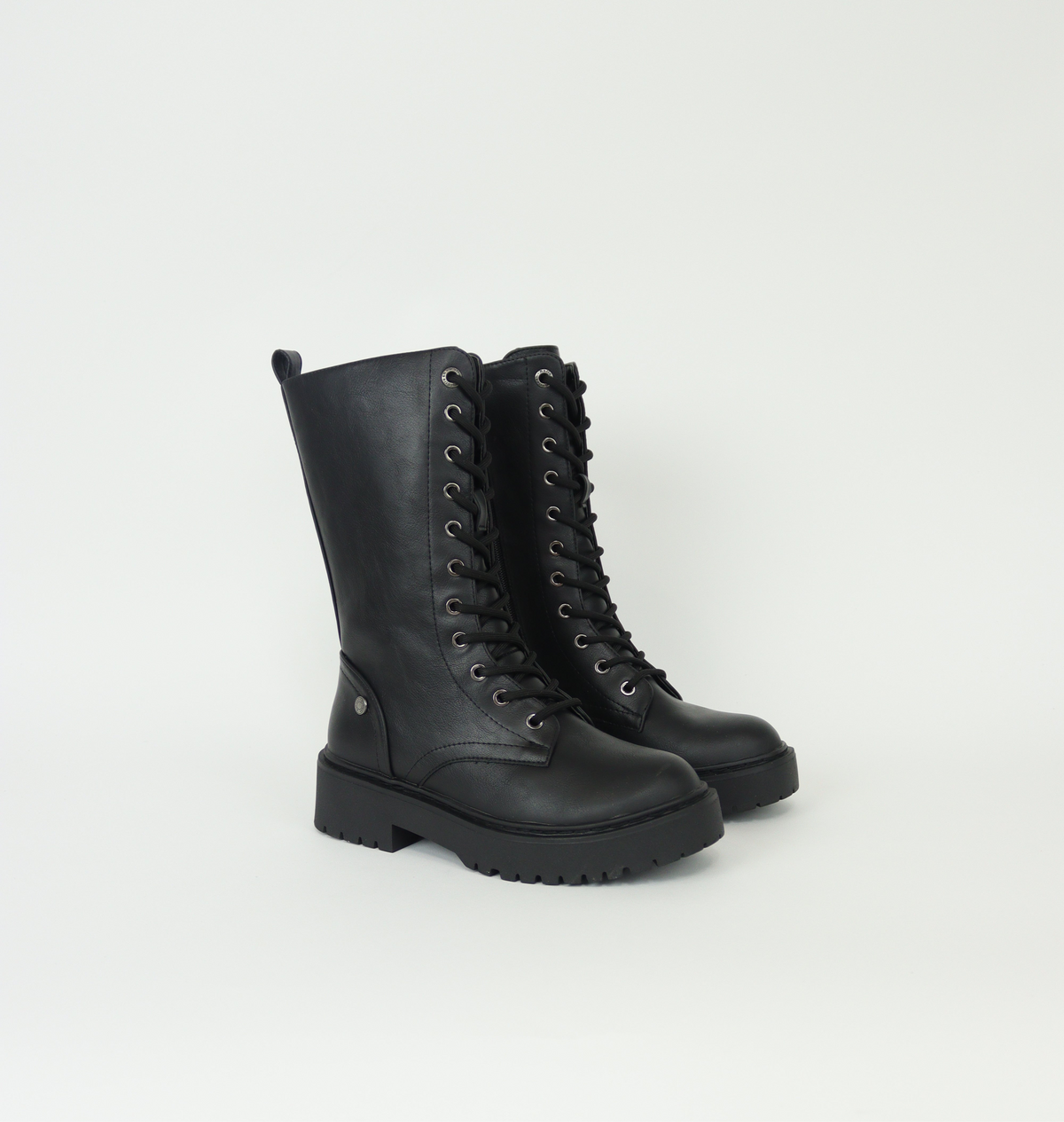 Refresh - 173082 Black Mid Calf Doc Boot