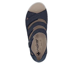 Rieker - V7451 Navy Heel-In Sandal