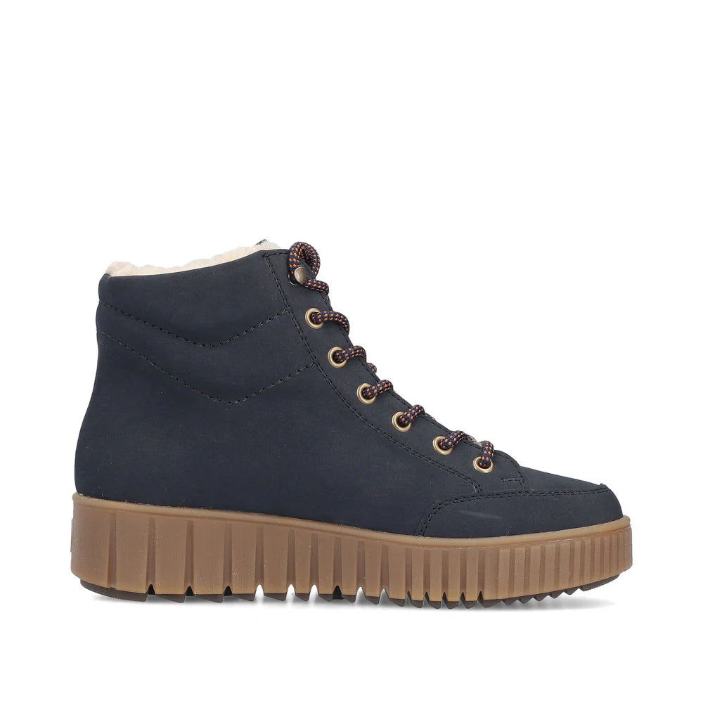 Rieker - Y6104 Navy Tex Ankle Boot