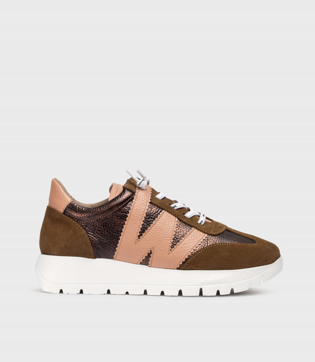 Wonders - A-2476 Brown Slip On Trainer