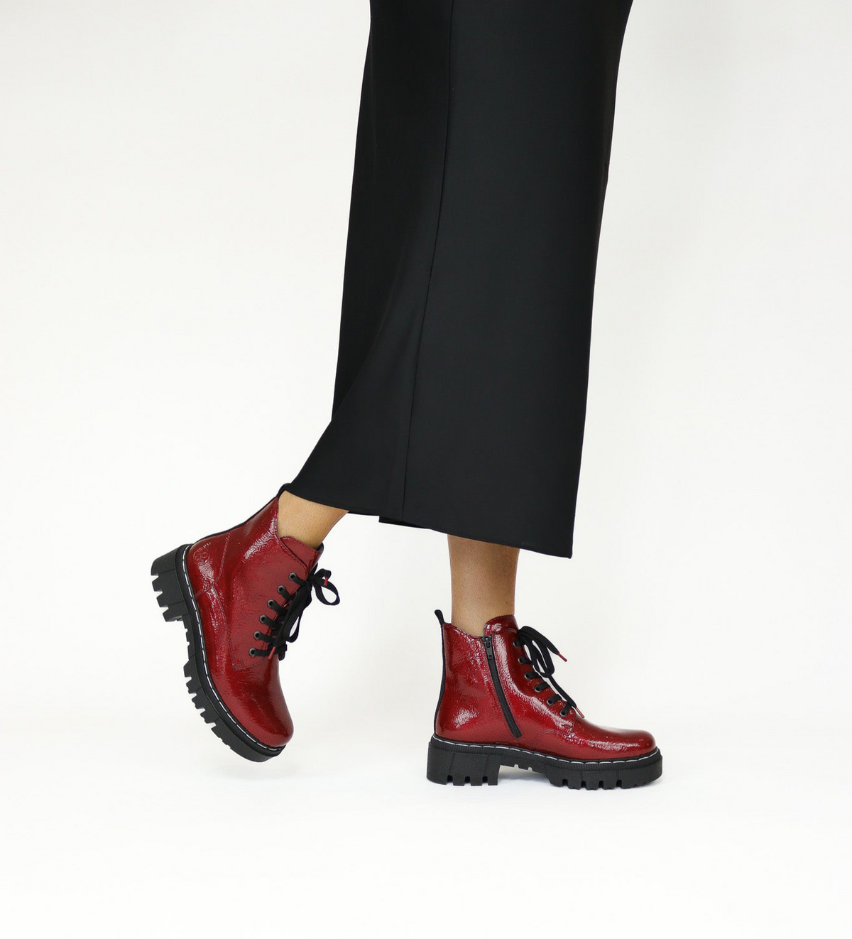 Rieker - 74020 Red Doc Boot