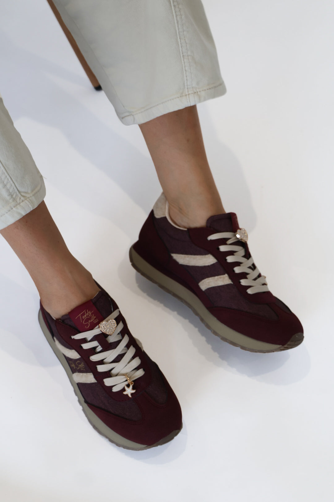 Teddy Smith - 121126 Burgundy Trainer