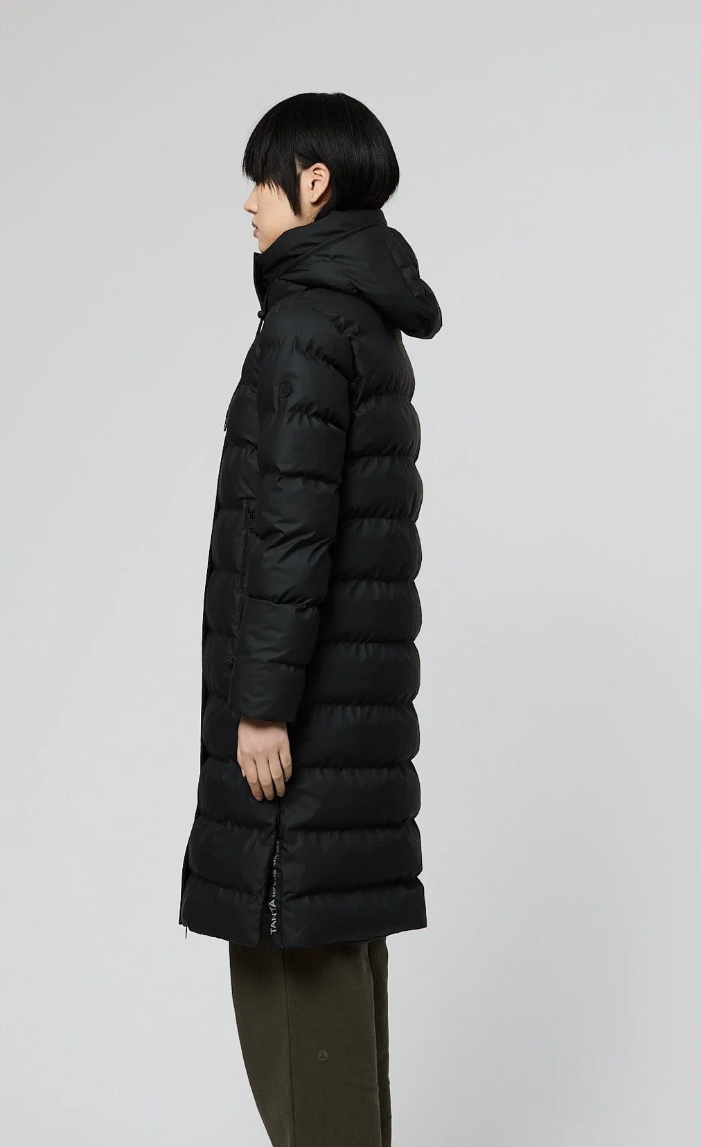 Tanta - T3318 Black Waterproof Coat