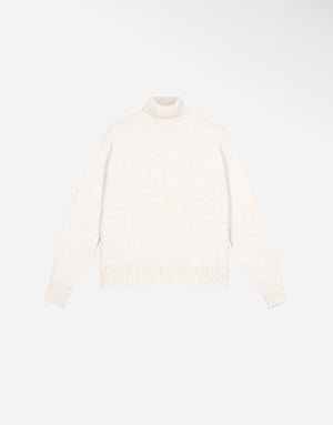 Anna - Cream Turtle Neck Jumper