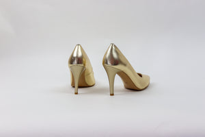 Rachels - S6046/154 Gold V Court Shoe