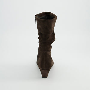 Paul Green - 8328 Brown Slouch Kitten Heel Boot
