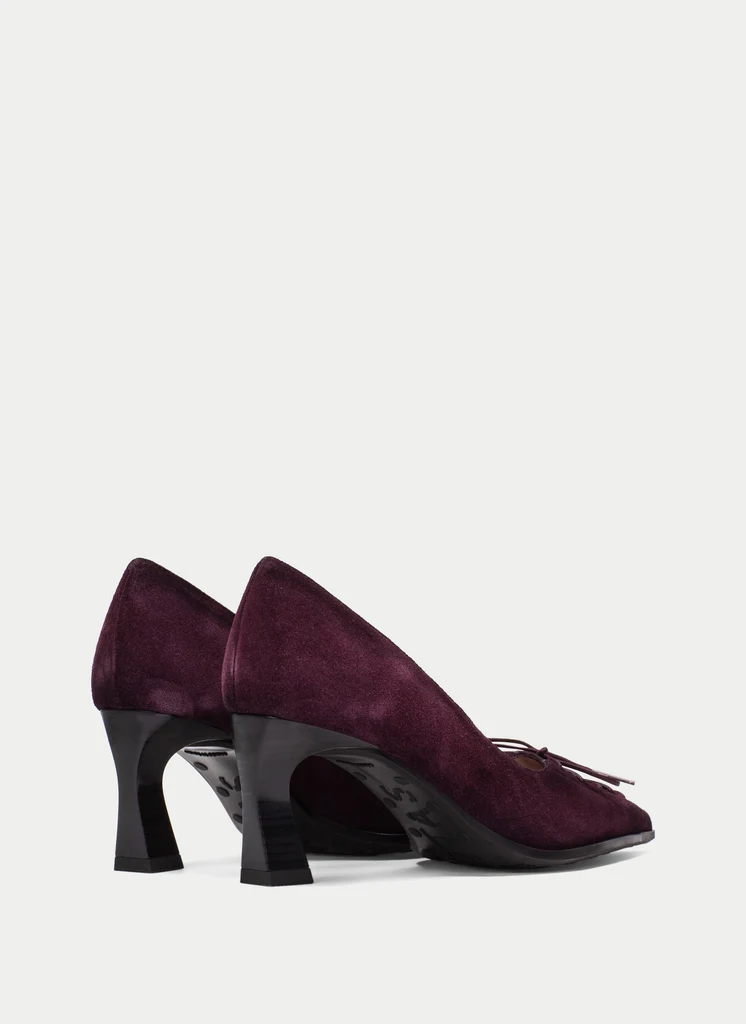 Hispanitas - H1264951 - Burgundy Suede Heel