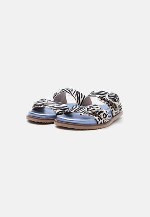 Gioseppo - Carney White/Black Print Slider