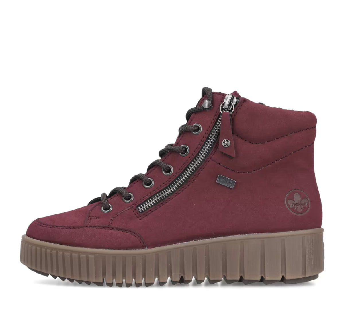 Rieker - Y6104 Burgundy Tex Boot
