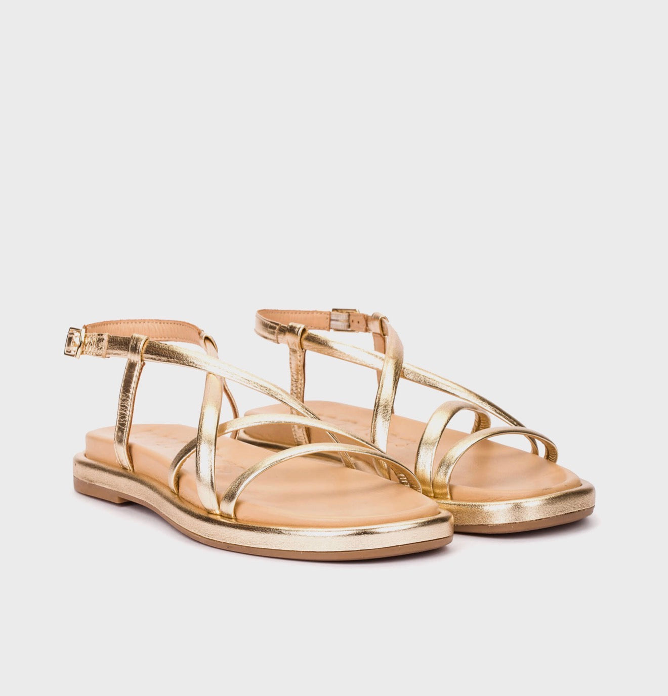 Wonders - AT-1051 Gold Sandal