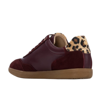 Carmela - 162640 Burgundy Retro Trainer