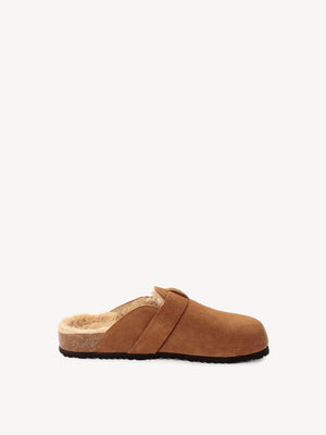 Tamaris - 27601 Tan Fur Lined Mule CDM