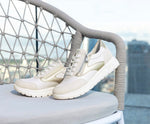 Remonte - D2V02 White and Gold Trainer