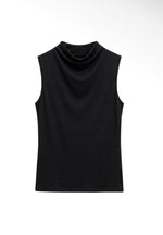 Anna - Black Sleeveless Top