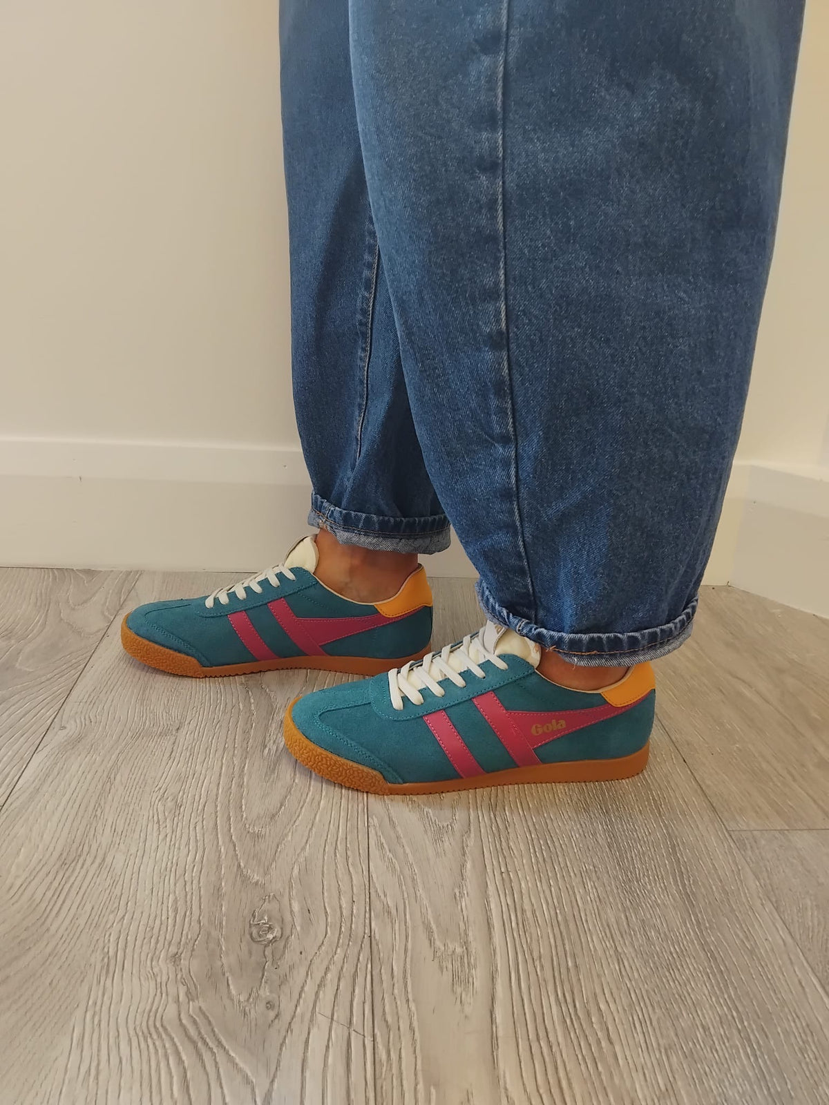 Gola - Elan Teal and Pink Trainer