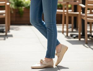 Wonders - A-3840 Beige Bow Pump