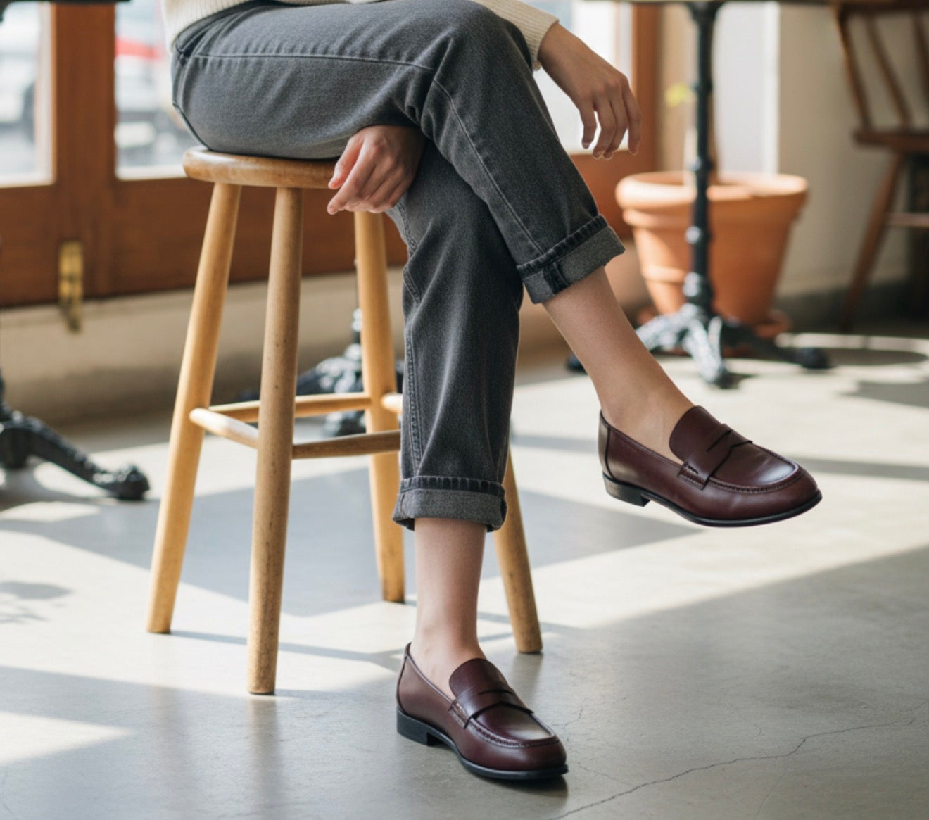 Wonders - B-9803 Burgundy Loafer