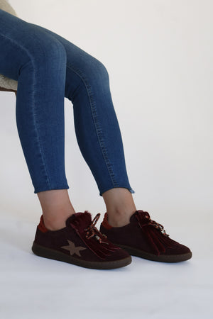 Meline - 525 FR-R Burgundy/Rust Trainer