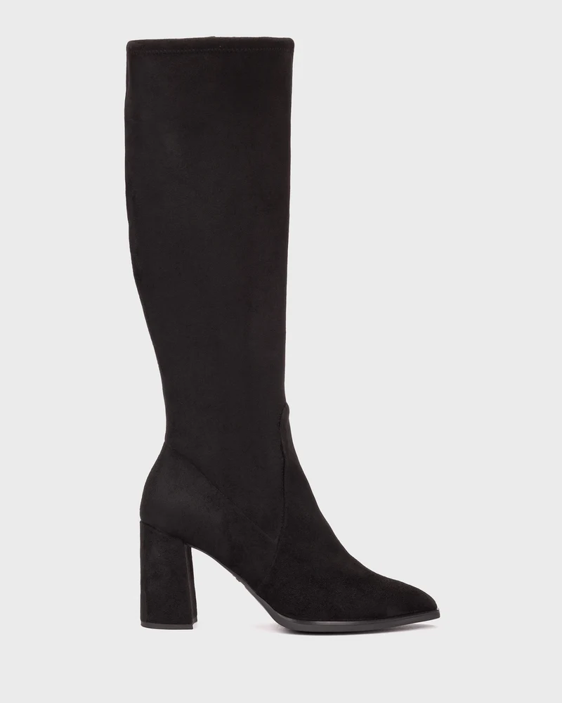 Wonders - M-5441 Black Sock Boot