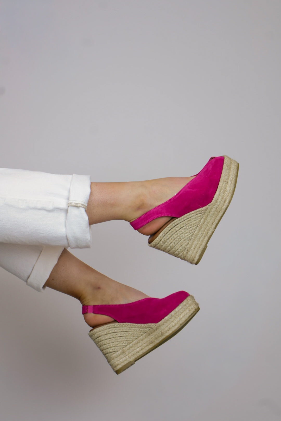 Viguera - 2128 Pink Slingback Espadrille