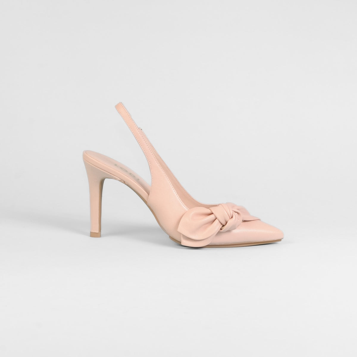 Lodi - Rusileo Blush Pink Bow Medium Heel