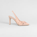 Lodi - Rusileo Blush Pink Bow Medium Heel