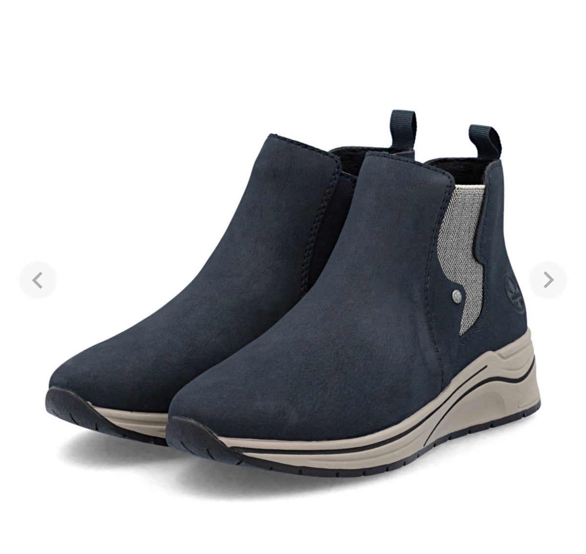 Rieker - N9561 Navy Wedge Ankle Boot