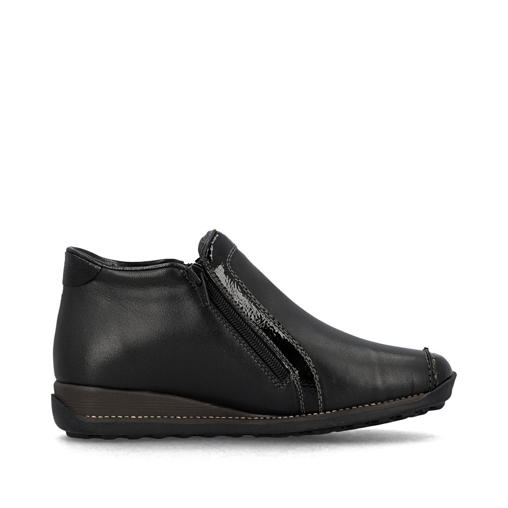Rieker - 44278 Black Tex Ankle Boot