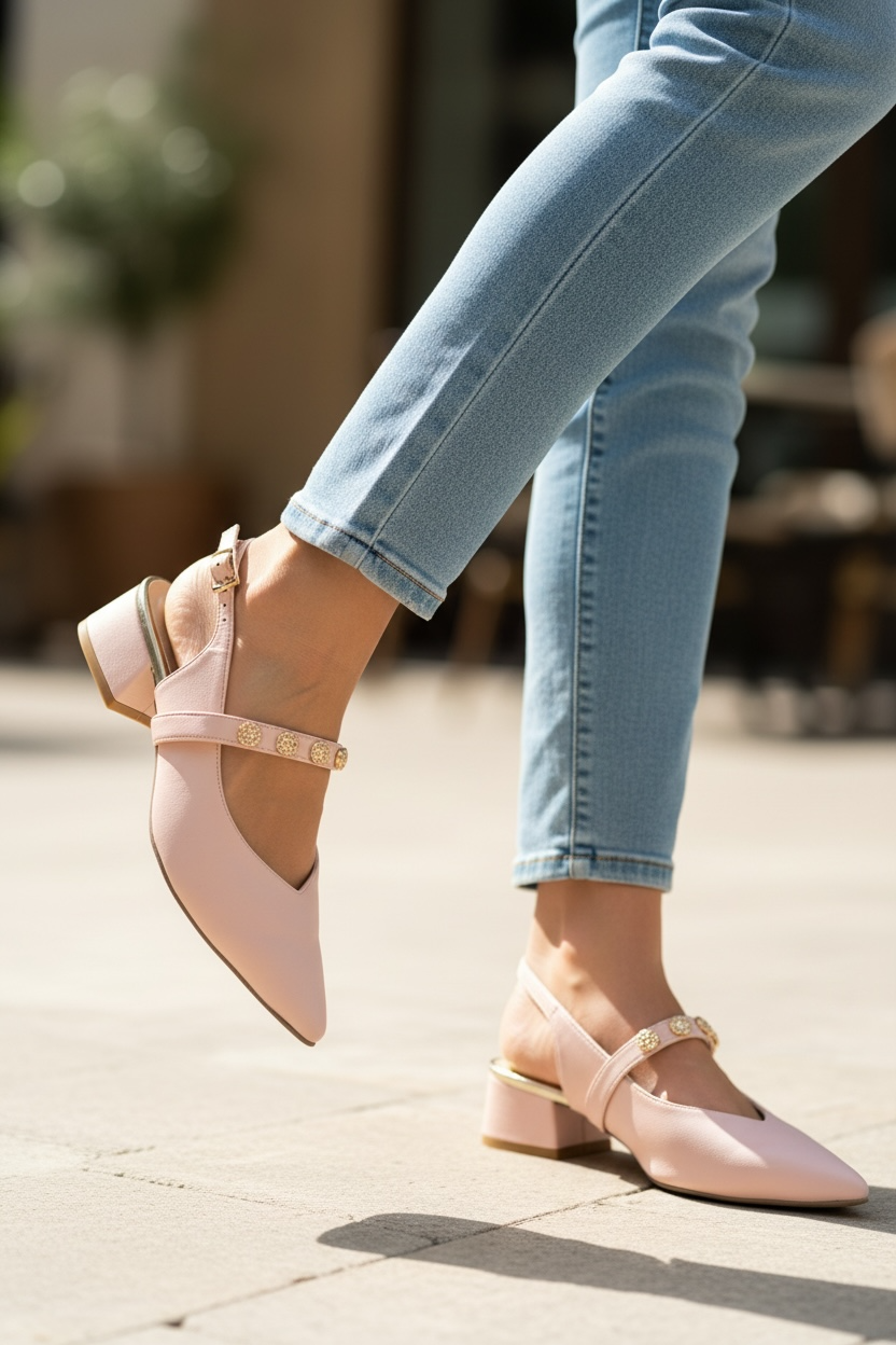 Rachels - 8424 Pink Slingback