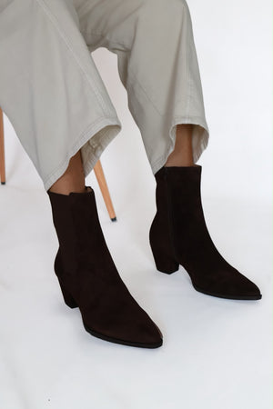Unisa - Leyla Brown Heel Chelsea Boot