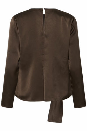 Inwear - Satine Brown Satin Top